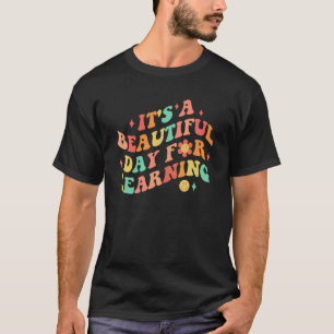 Camiseta De volta à escola é um belo dia para aprender