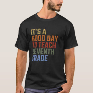 Camiseta De Volta À Escola É Um Bom Dia Ensinar Sétima Gr