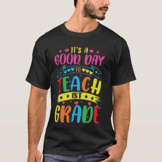 Camiseta De volta à escola é um bom dia para ensinar o prim
