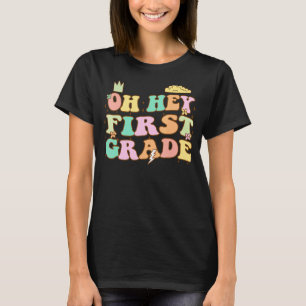 Camiseta De Volta À Escola, Ei, Estudante De Primeiro Grau