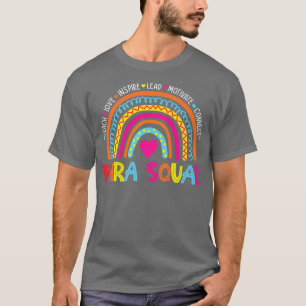 Camiseta De Volta À Escola Ensinar Amor Para Esquadrão Boho