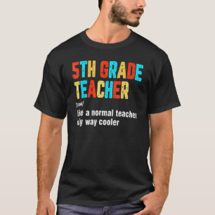 Camiseta De Volta à Escola Equipe de Professor da 5ª Série