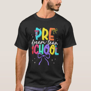 Camiseta De Volta À Escola Equipe De Sonhos Mulheres Profes