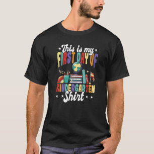 Camiseta De Volta à Escola Este É o Meu Primeiro Dia de Jar
