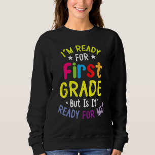 Camiseta De Volta à Escola Estou Pronto Para a Primeira Sér