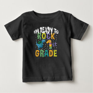 Camiseta De Volta à Escola Estou Pronto Para Balançar 1ª Sé