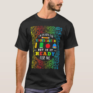 Camiseta De volta à escola estou pronto para o jardim de in
