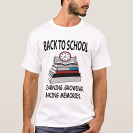 Camiseta De Volta À Escola Estudante