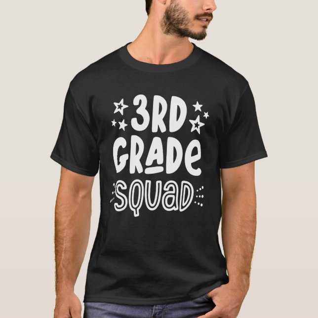 Camiseta De Volta À Escola Estudantes Do 3º Ano (Frente)