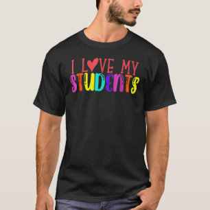 Camiseta De Volta à Escola Eu Amo Meus Alunos Professores M