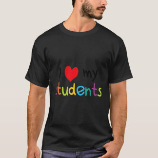 Camiseta De Volta À Escola Eu Amo Os Meus Alunos Professore