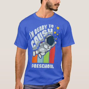 Camiseta De Volta À Escola Fofo Primeiro Dia Da Pré-Escola