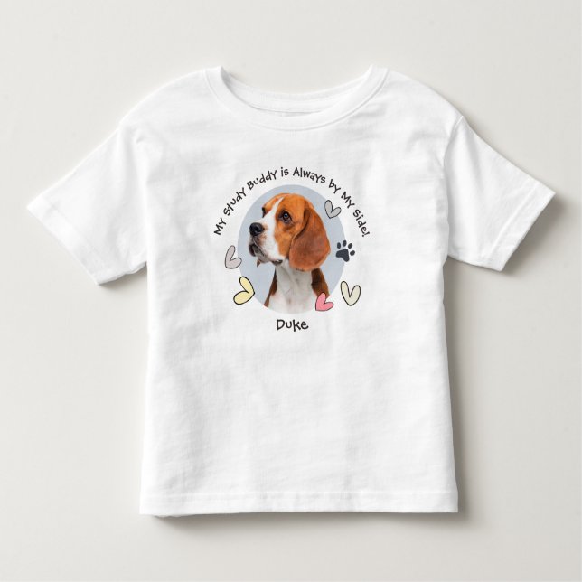 Camiseta De volta à escola | Fofo Primeiro Dia Sua Foto Pet (Frente)