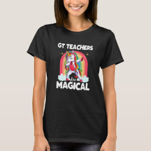 Camiseta De Volta à Escola Gt Equipe De Professores Unicórn