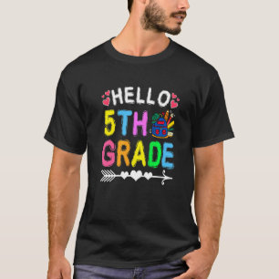 Camiseta De Volta à Escola Incrível Olá Meninos e Meninas d