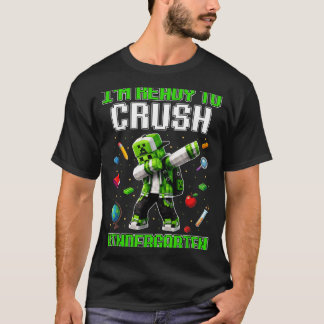 Camiseta De Volta à Escola Jardim de Infância Meninos Jogad