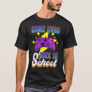 Camiseta De Volta à Escola  Jogo Terminado Professor Aluno 
