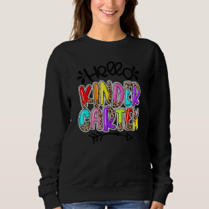 Camiseta De Volta à Escola  Leopardo Fofo Olá Jardim de Inf