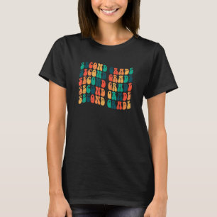 Camiseta De Volta À Escola Meninas Do Segundo Ano Professor