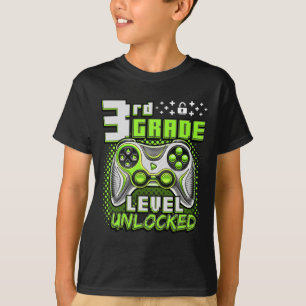Camiseta De Volta à Escola Meninos da 3ª Série Gamer Primei