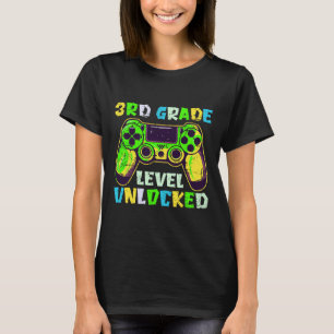 Camiseta De Volta à Escola Meninos Gamer 3ª Série Primeiro 