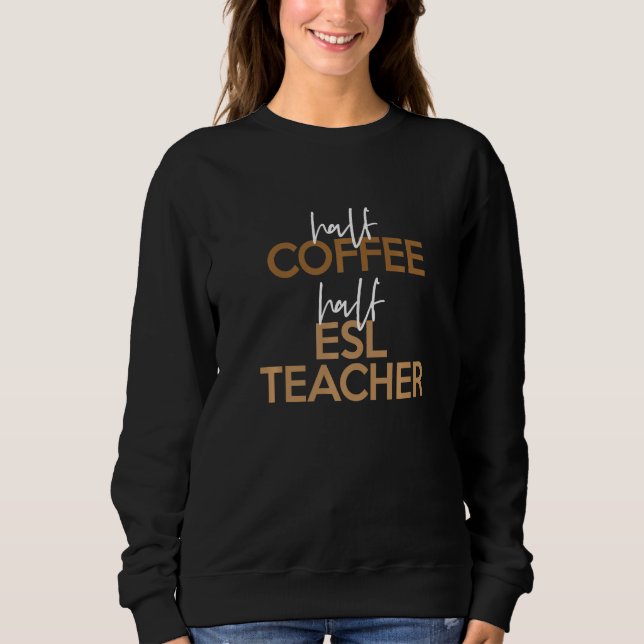 Camiseta De Volta À Escola Metade Do Professor De Estilo De (Frente)