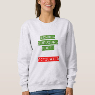 Camiseta De Volta À Escola Modo de sobrevivência