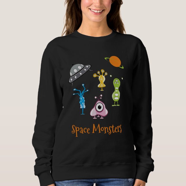 Camiseta De volta à Escola Monstro Crianças Engraçadas (Frente)