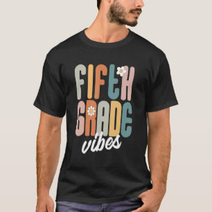 Camiseta De Volta À Escola Na 5ª Série Vibes 5 De Professor