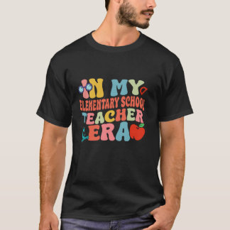Camiseta De Volta À Escola Na Era Do Professor