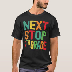 Camiseta De Volta À Escola Na Próxima Parada Da Graduaç