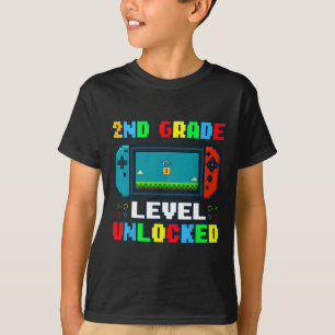 Camiseta De Volta à Escola Nível 2ª Série Desbloqueado Game