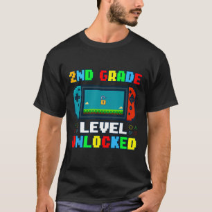 Camiseta De Volta à Escola Nível 2ª Série Desbloqueado Game