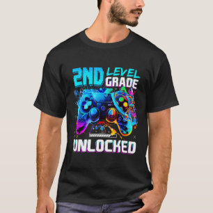 Camiseta De Volta à Escola Nível 2ª Série Desbloqueado Game