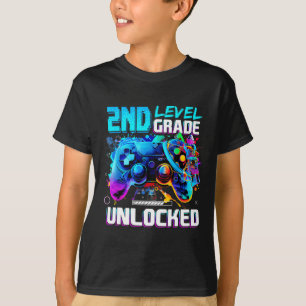 Camiseta De Volta à Escola Nível 2ª Série Desbloqueado Game