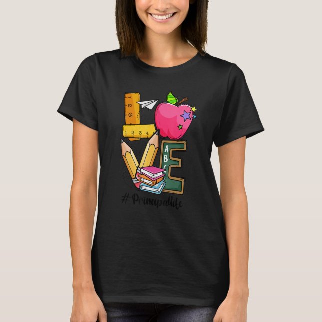 Camiseta De Volta À Escola O Amor Inspira Principal Primeir (Frente)