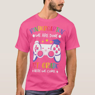 Camiseta De volta à escola... o jardim de infância... nós t