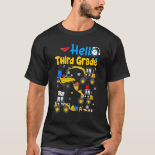 Camiseta De Volta À Escola Olá, Terceiro Grau, Constró De C