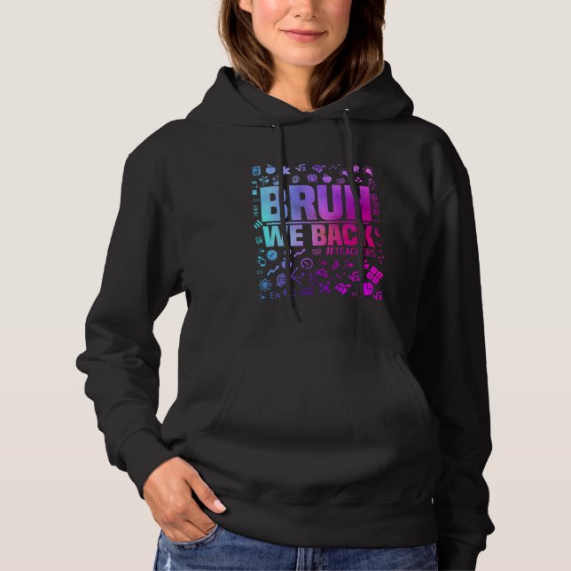 Camiseta De Volta À Escola Para Professores Bruh Nós Voltam (Frente)