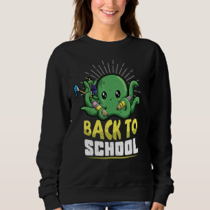 Camiseta De Volta À Escola Polvo Fofo Primeiro Dia Da Escol