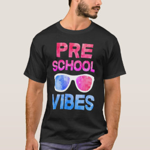 Camiseta De Volta à Escola Pré-Escolar Vibes Primeiro Dia
