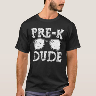 Camiseta De Volta À Escola Pré K Meu Primeiro Dia De Pré-Es