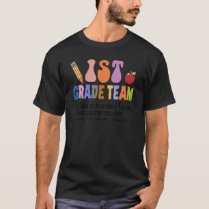 Camiseta De Volta À Escola Primeira Equipe De Professores D