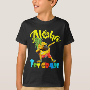 Camiseta De volta à escola primeira série legal dabbing alo
