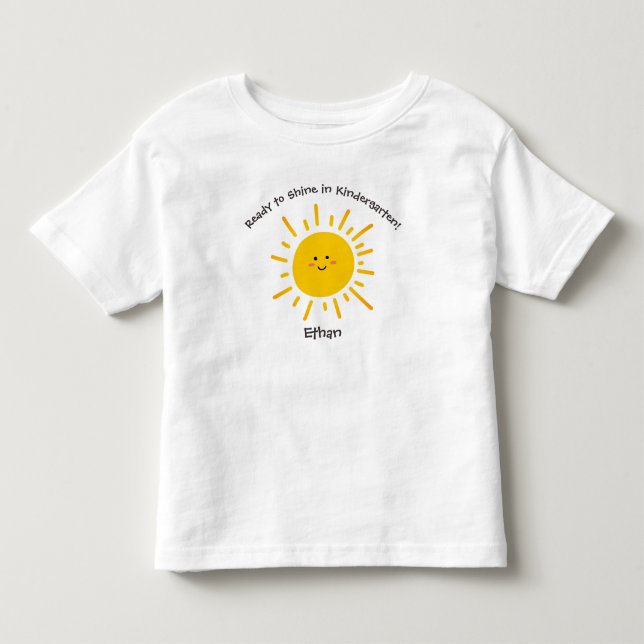 Camiseta De volta à escola | Primeiro dia bonito pronto par (Frente)