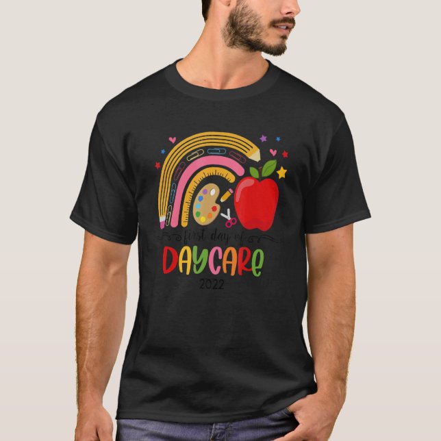 Camiseta De Volta à Escola Primeiro Dia da Creche Escola Ar (Frente)