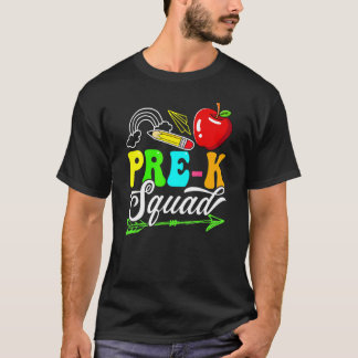Camiseta De Volta à Escola Primeiro Dia Do Professor Da Equ