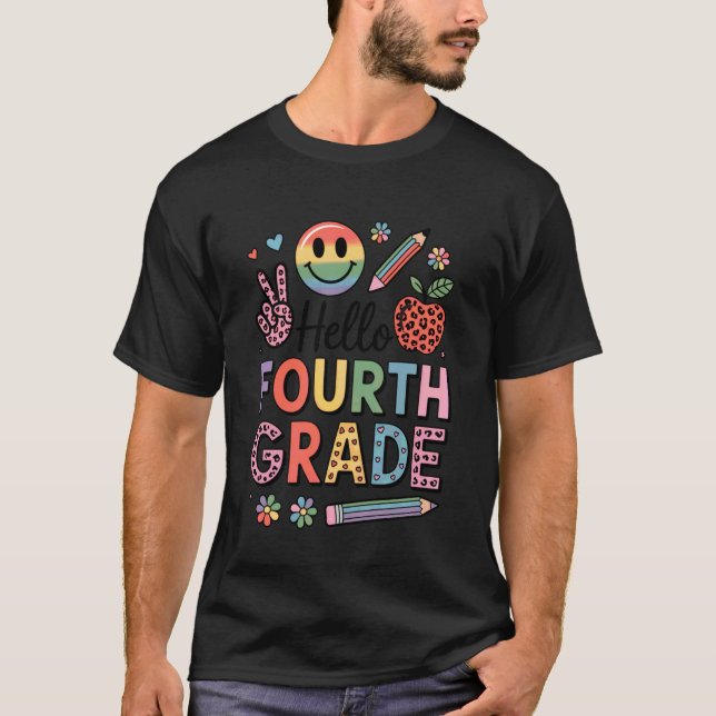 Camiseta De Volta à Escola Professor de Meninos e Meninas d (Frente)