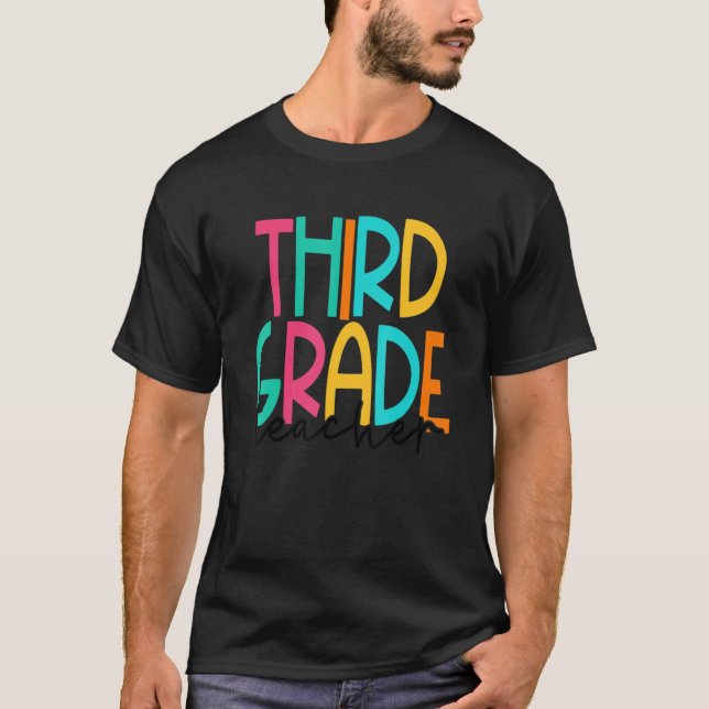 Camiseta De Volta À Escola Professor Do Terceiro Grau Prime (Frente)
