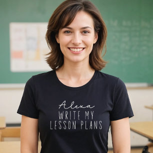 Camiseta De volta à escola, professor engraçado, técnico ex